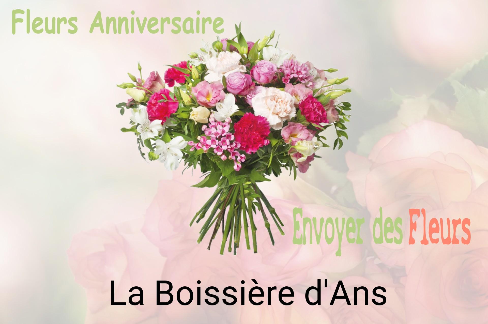 Bouquet de fleurs d’anniversaire livré à La Boissière-d'Ans